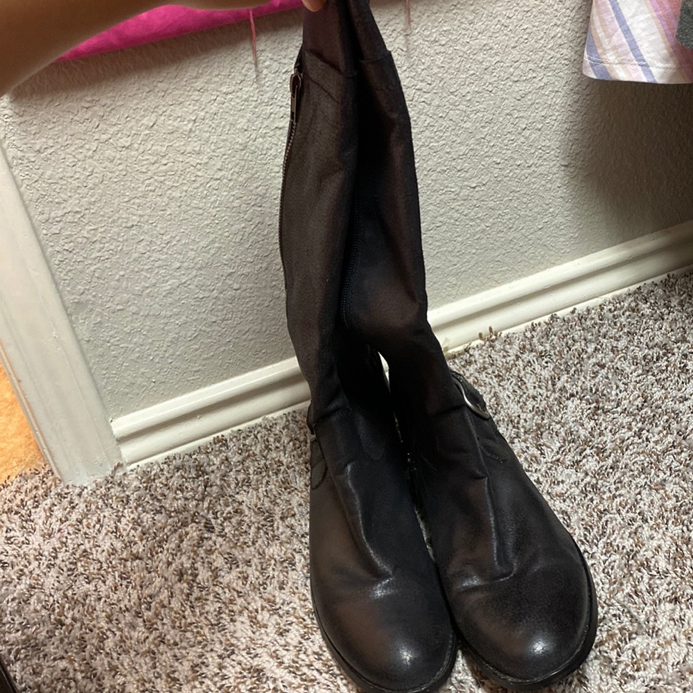 Boots zip up boots